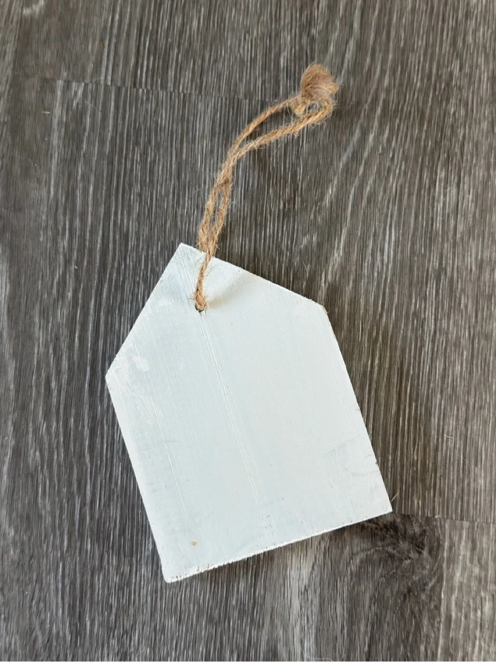 Our Love Built This Happy Home White Hanging Wall Sign
